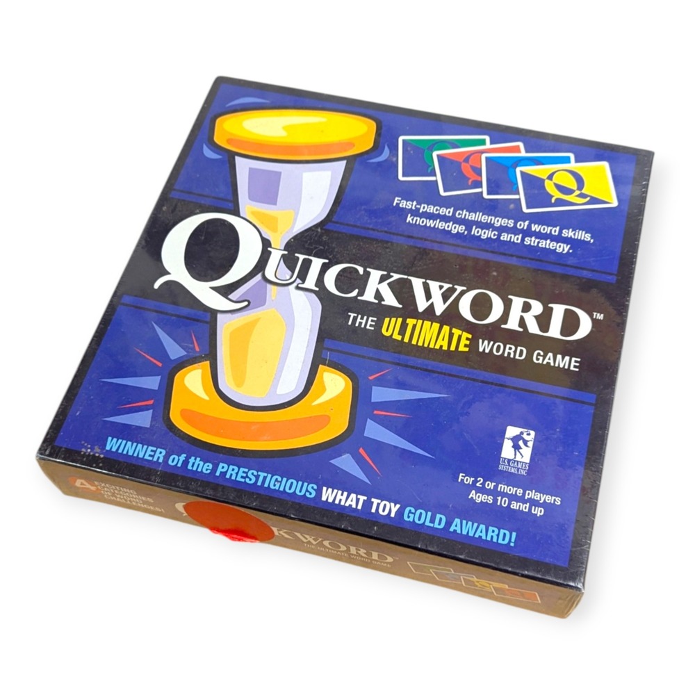 Quickword The Ultimate Word Game US Games Systems Board Game New Sealed 2013